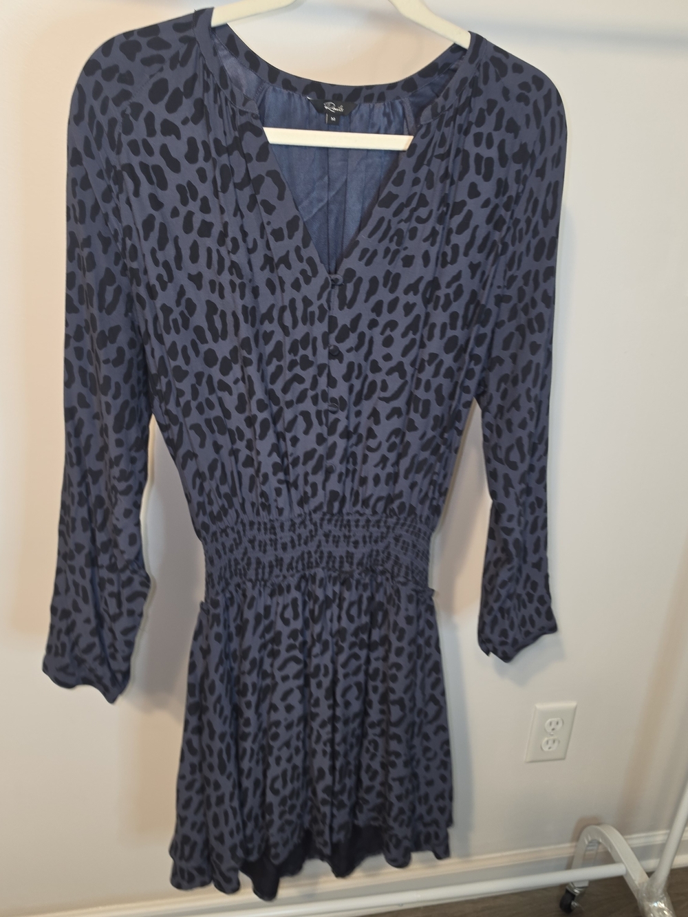 Women's Animal Print Long Sleeve Dress
